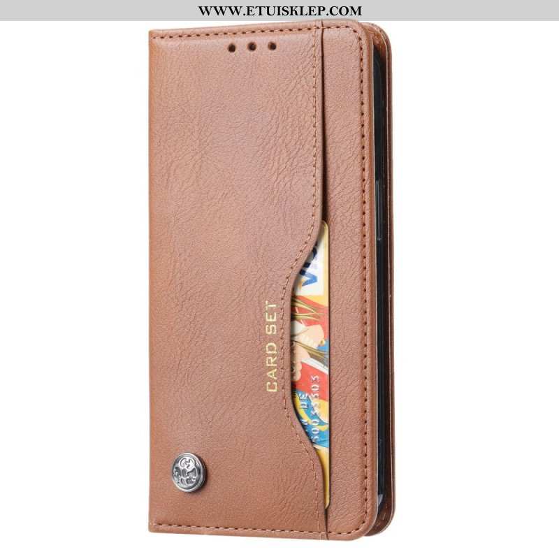 Etui Na Telefon do iPhone 15 Etui Folio Zestaw Kart